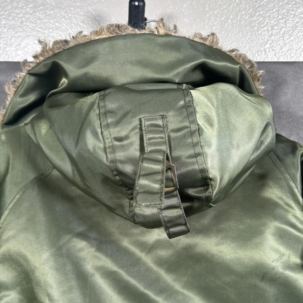 Vintage 70s USAF-Style N3B Snorkel Parka Heavy Duty Flight Jacket *Broken Zipper